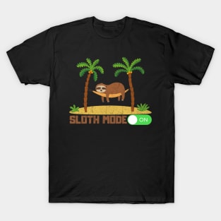 sloth mode on vintage 70s T-Shirt